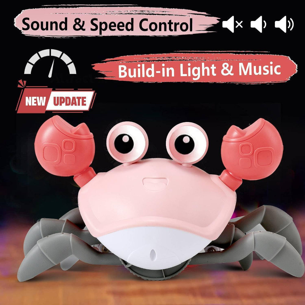 CrustaceanJoy | Krabbenbaby-Spielzeug mit Musik und bunten Lichtern