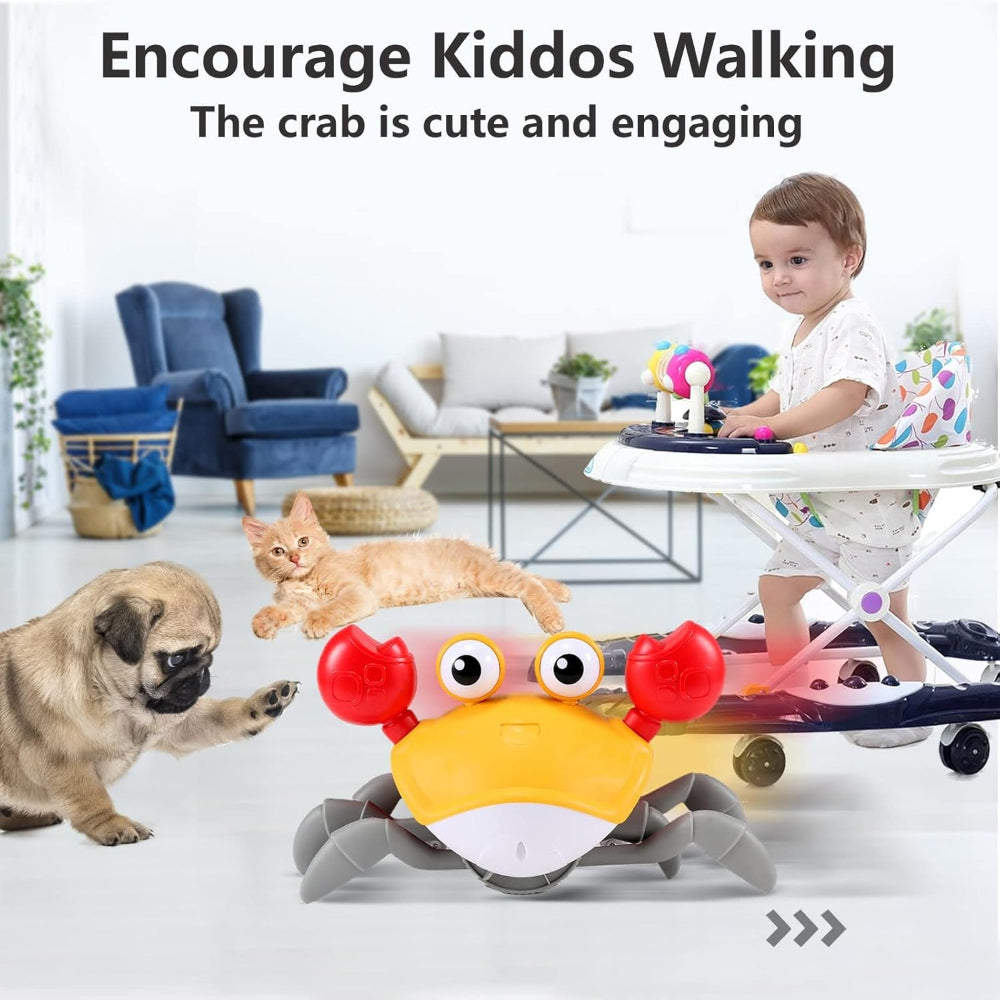 CrustaceanJoy | Krabbenbaby-Spielzeug mit Musik und bunten Lichtern