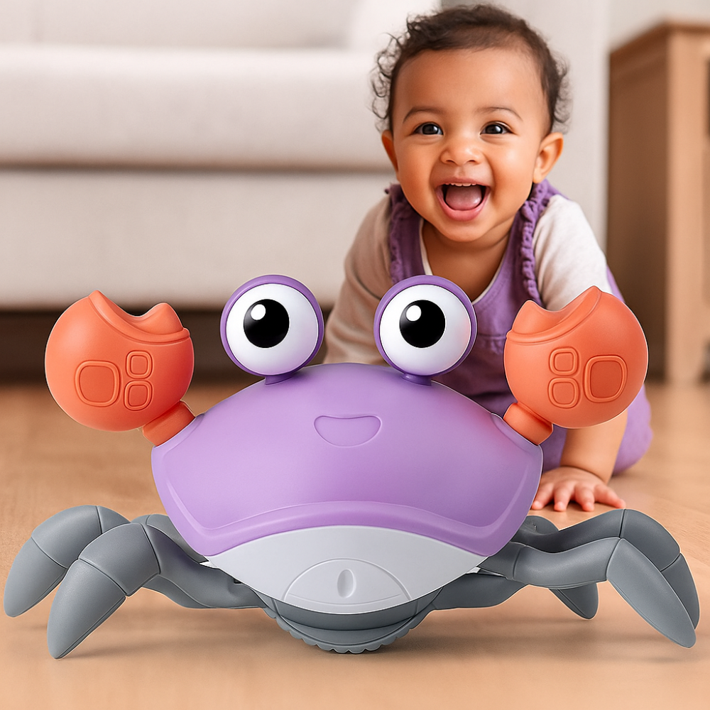 CrustaceanJoy | Krabbenbaby-Spielzeug mit Musik und bunten Lichtern