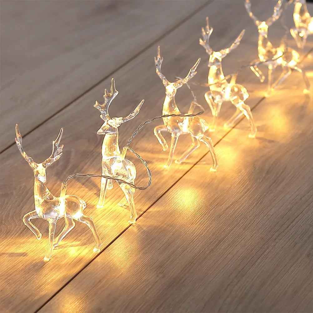 CrystalCheer | Elchgirlande als Weihnachtsdekoration