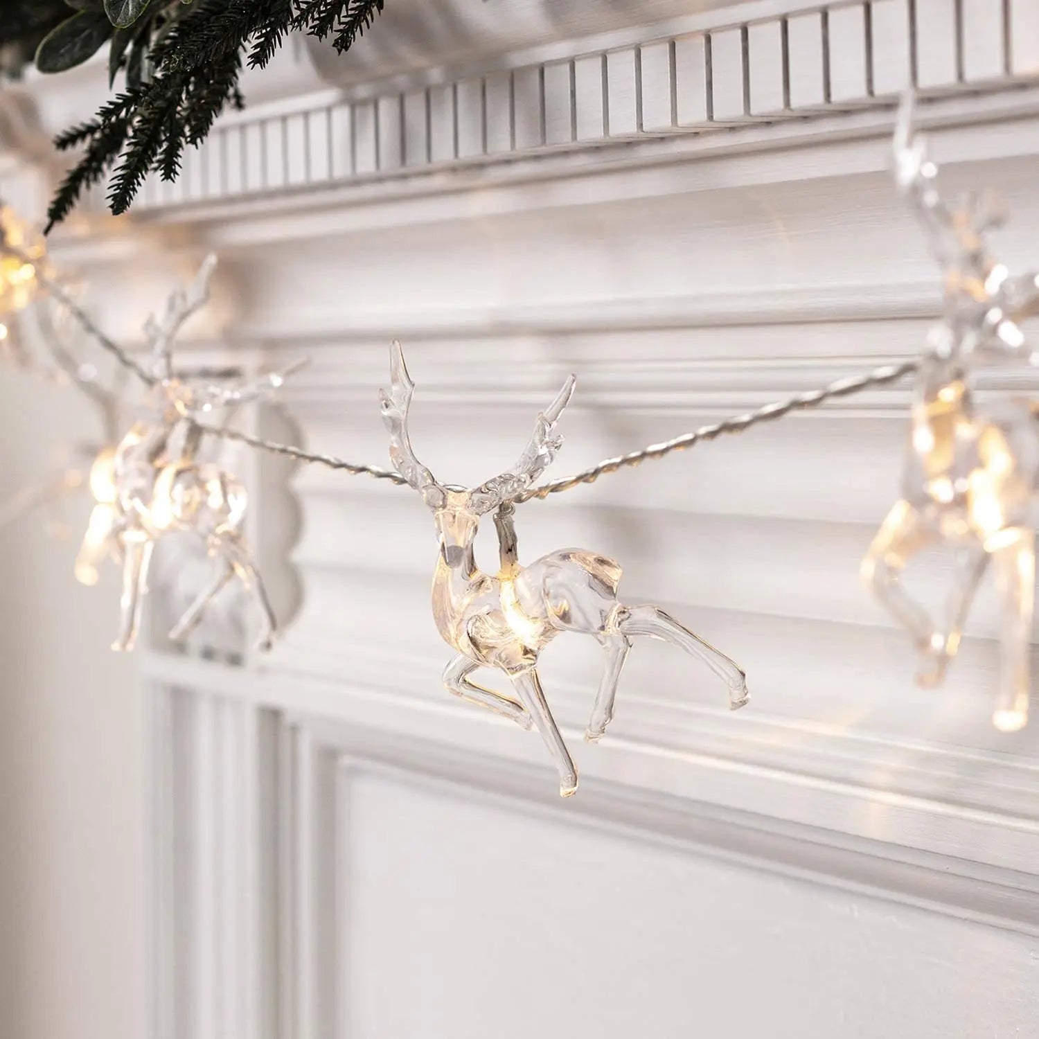 CrystalCheer | Elchgirlande als Weihnachtsdekoration