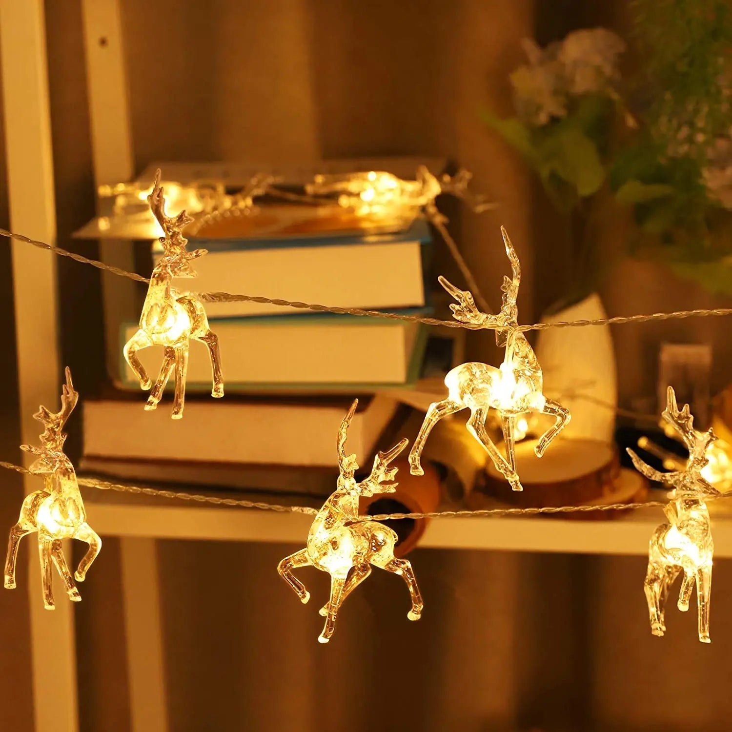 CrystalCheer | Elchgirlande als Weihnachtsdekoration