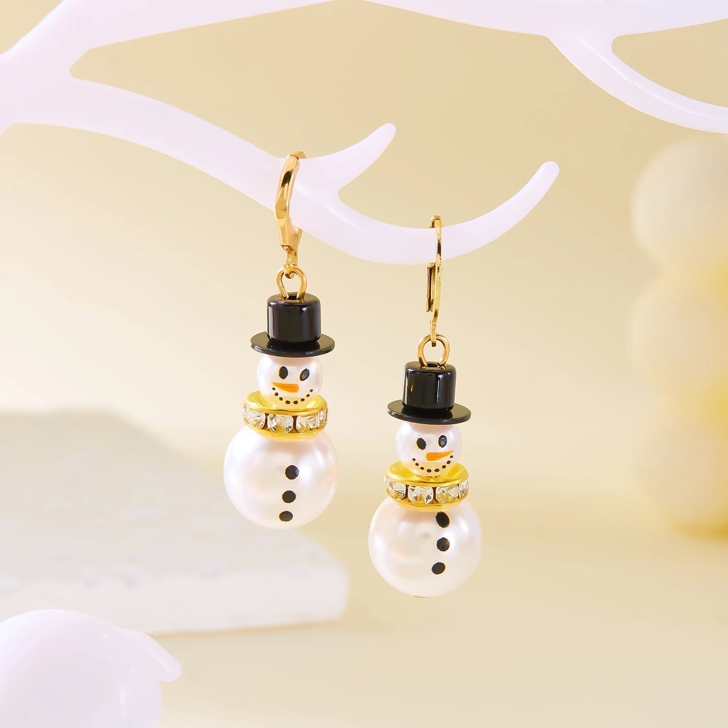 CrystalChill | Glänzende Schneeflocken-Ohrringe – das perfekte Weihnachtsgeschenk