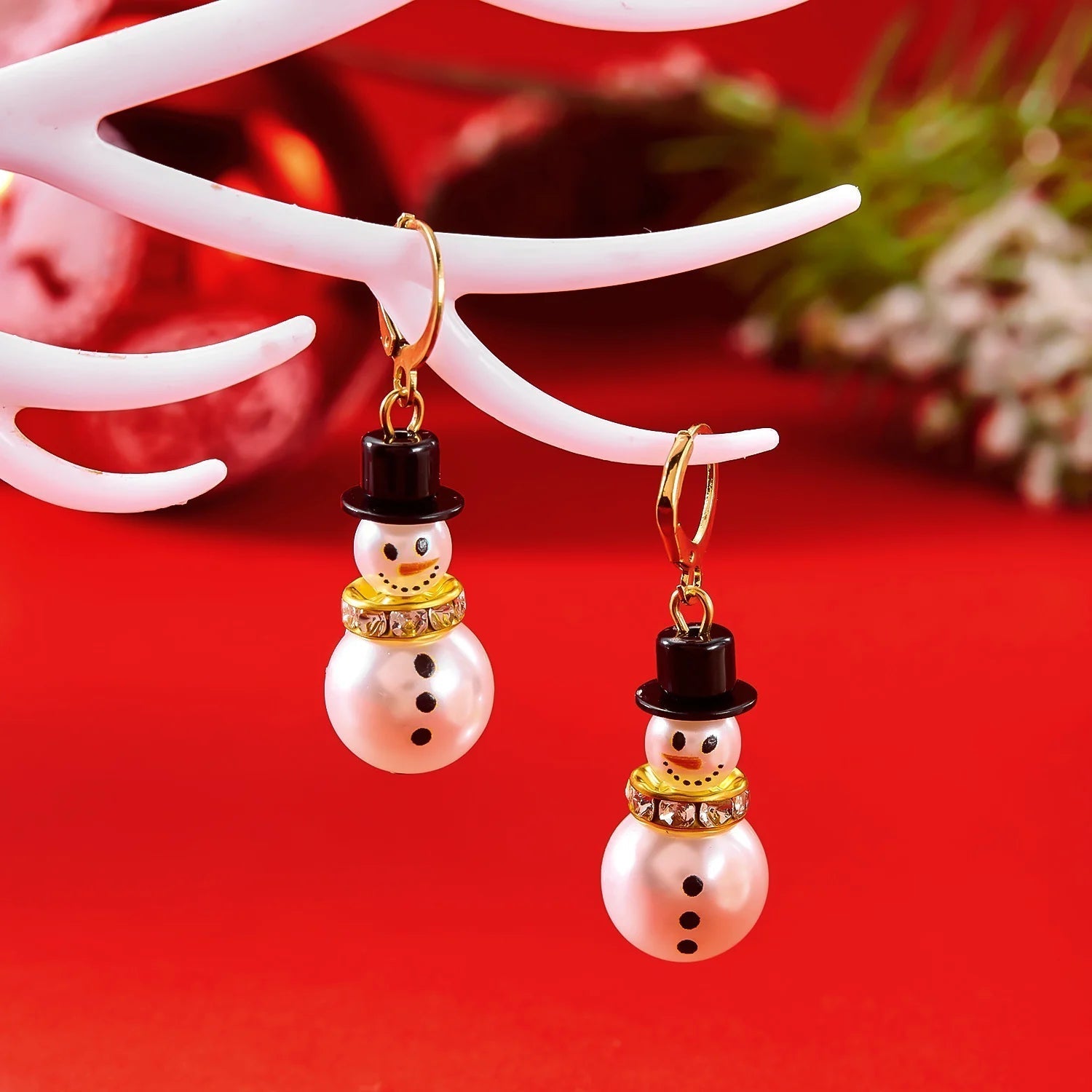 CrystalChill | Glänzende Schneeflocken-Ohrringe – das perfekte Weihnachtsgeschenk