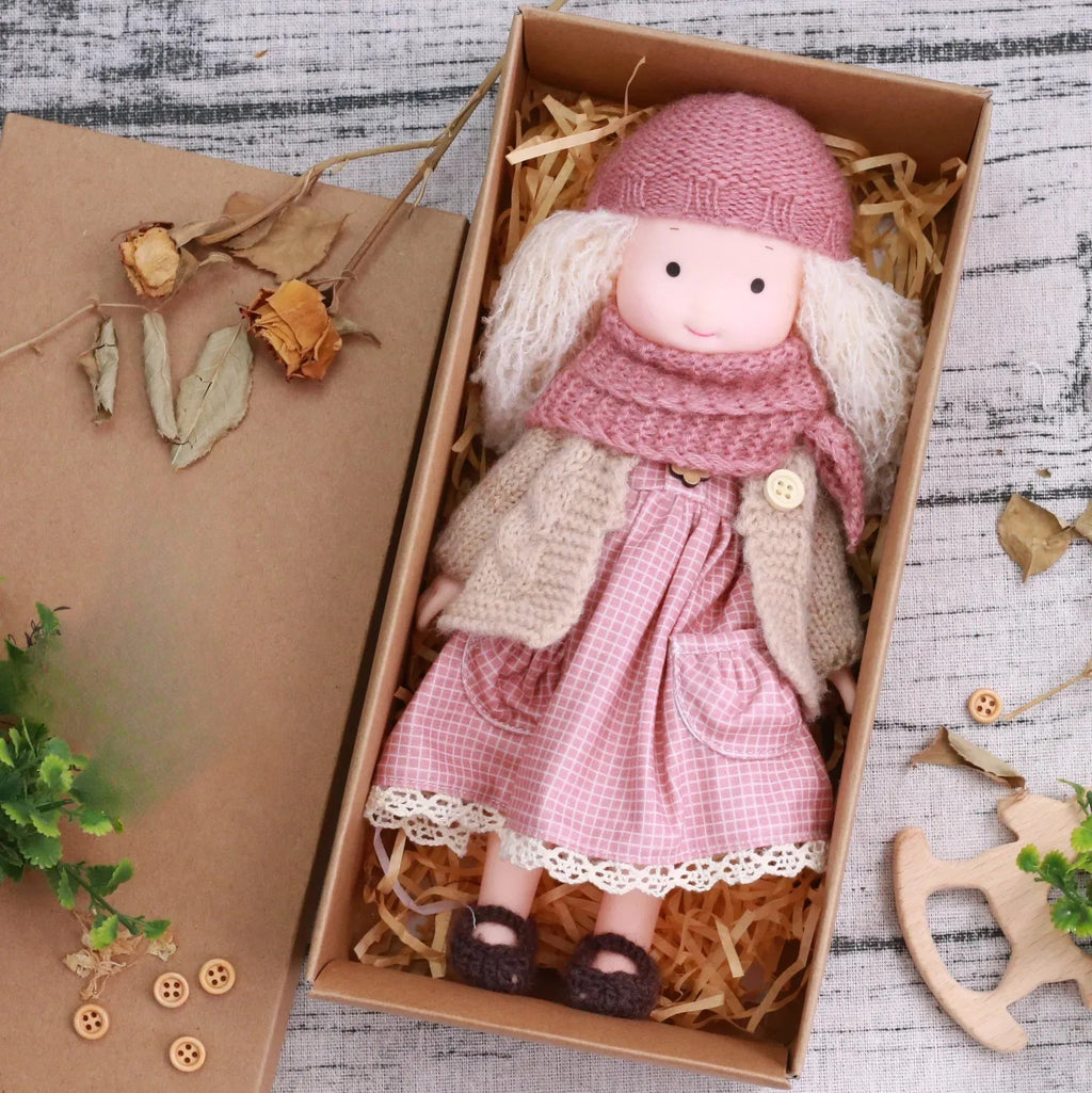 CuddlyCharm | Plüsch-Anziehpuppe mit Accessoires Geschenkset