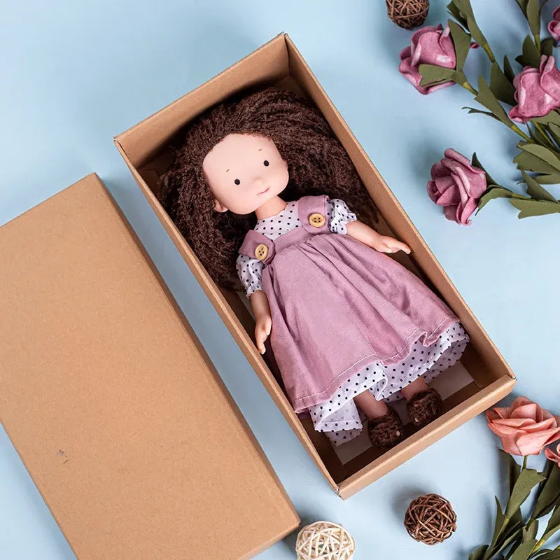 CuddlyCharm | Plüsch-Anziehpuppe mit Accessoires Geschenkset
