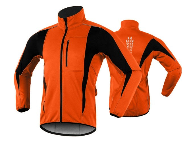 Wasserdichte und warme Fahrradjacke