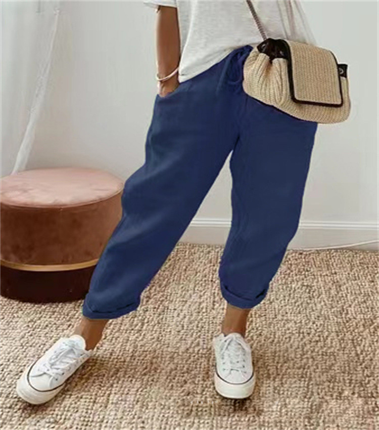 Damen Hose | Kordelzug & Lockere Passform