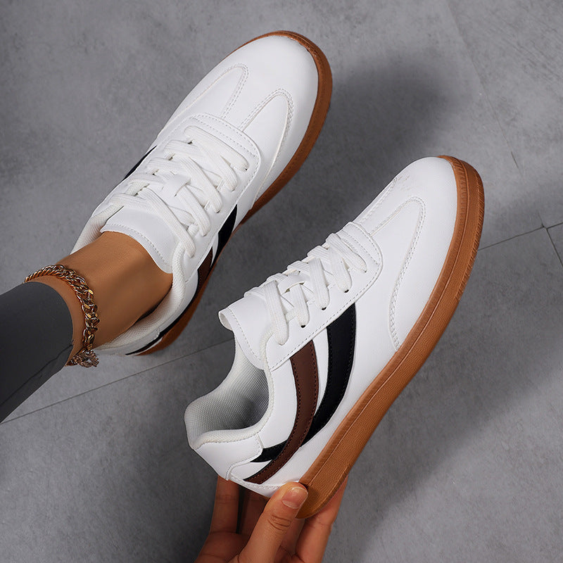 Damen Sneaker | Klassisches Streifen-Design & Rutschfester Halt
