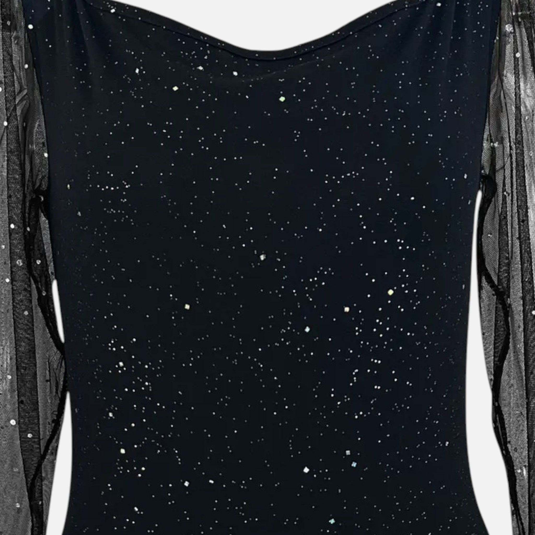 Damen Bodycon Kleid V-Ausschnitt Pailletten für Festliche Anlässe