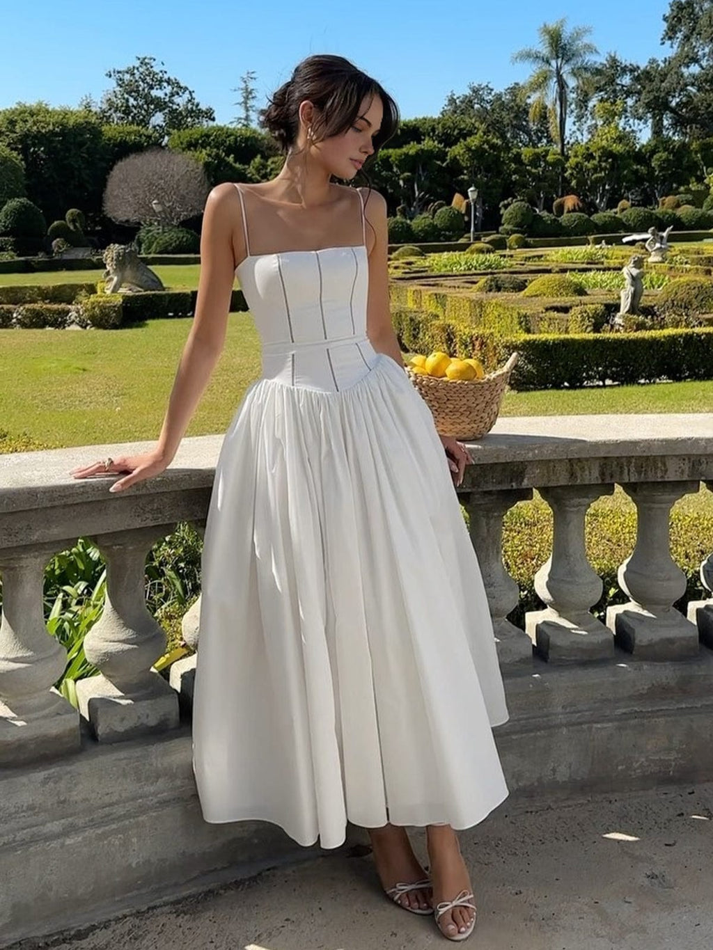 Damen Hochzeitsgast Midikleid im figurbetonten Schnitt