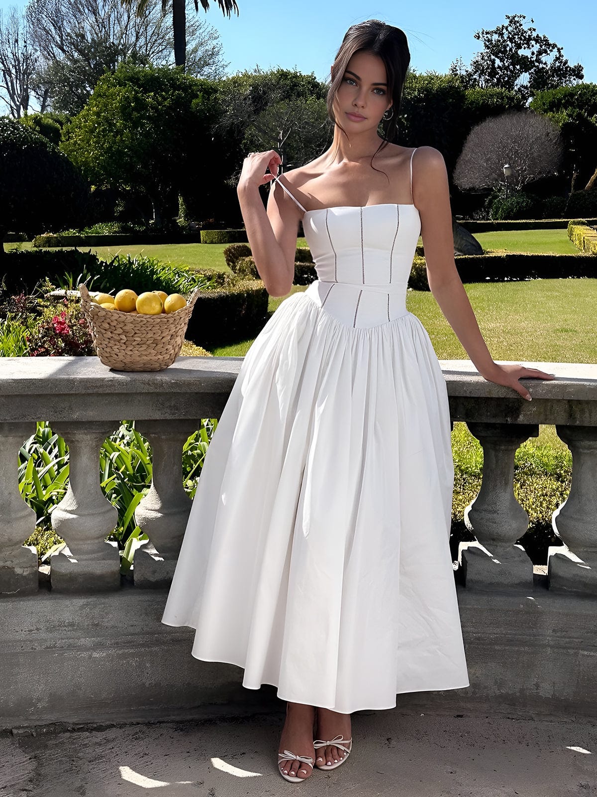 Damen Hochzeitsgast Midikleid im figurbetonten Schnitt