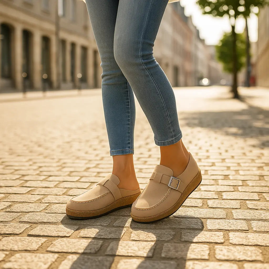 Damen Orthopädische Slip-on Clog Sandalen