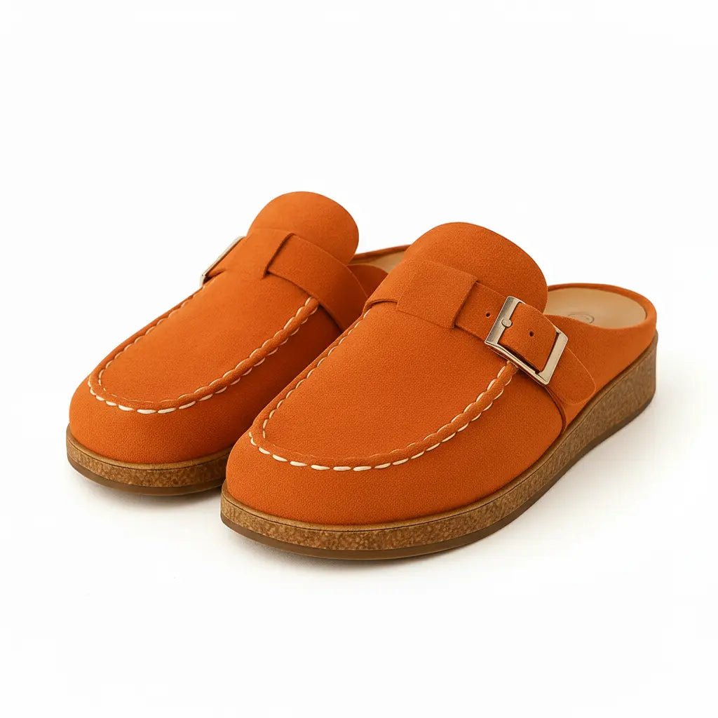 Damen Orthopädische Slip-on Clog Sandalen