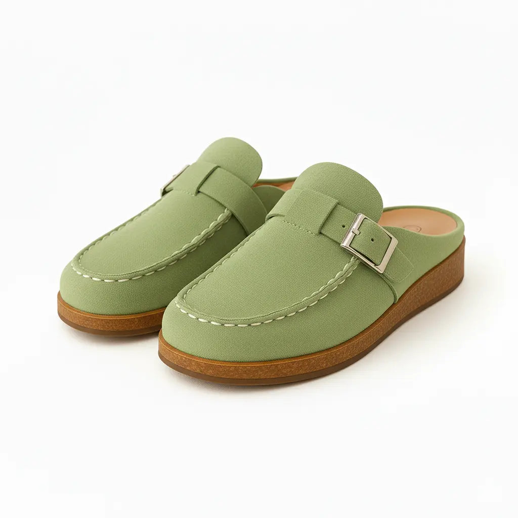 Damen Orthopädische Slip-on Clog Sandalen