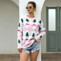 Damen Festlicher Strickpullover Warm Acryl