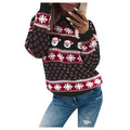 Damen Festlicher Weihnachtspullover Warm Hochwertiges Material