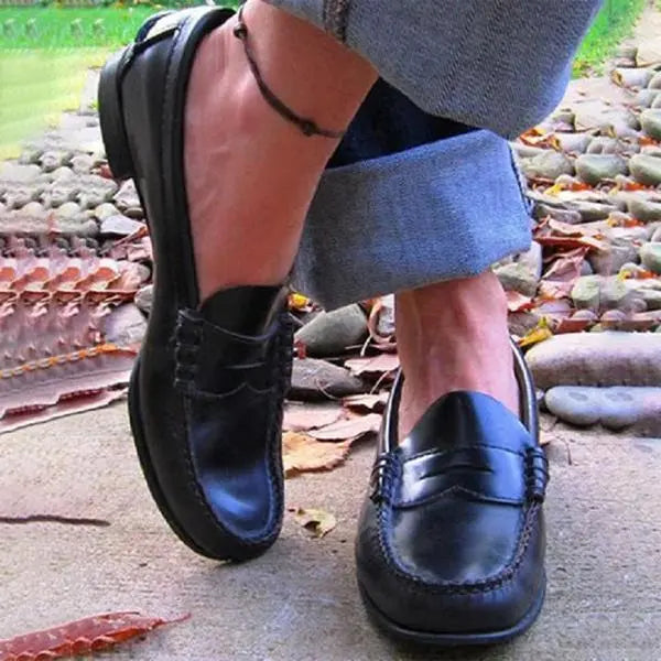 Damen Slip-on Loafer im Penny-Stil