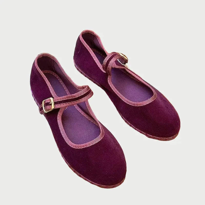 Damen Mary Jane Ballerina im eleganten Design