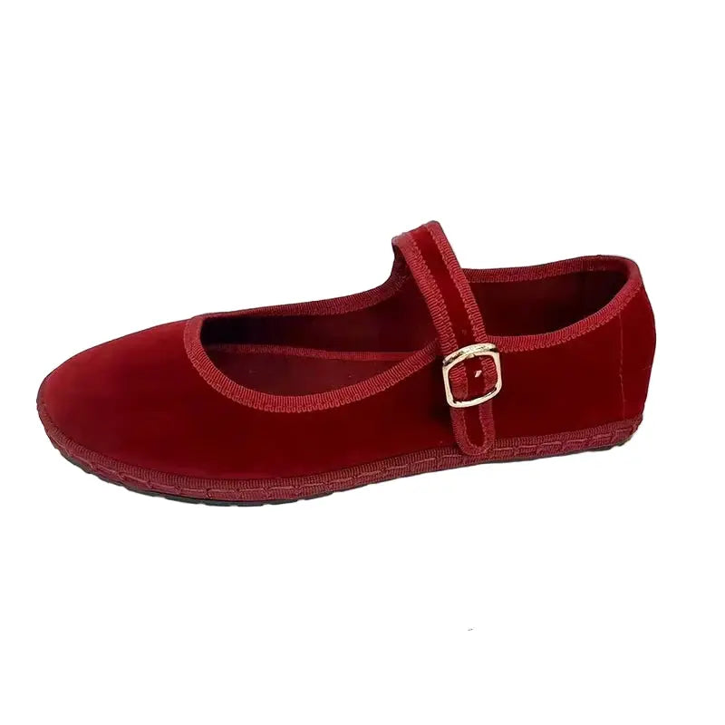 Damen Mary Jane Ballerina im eleganten Design