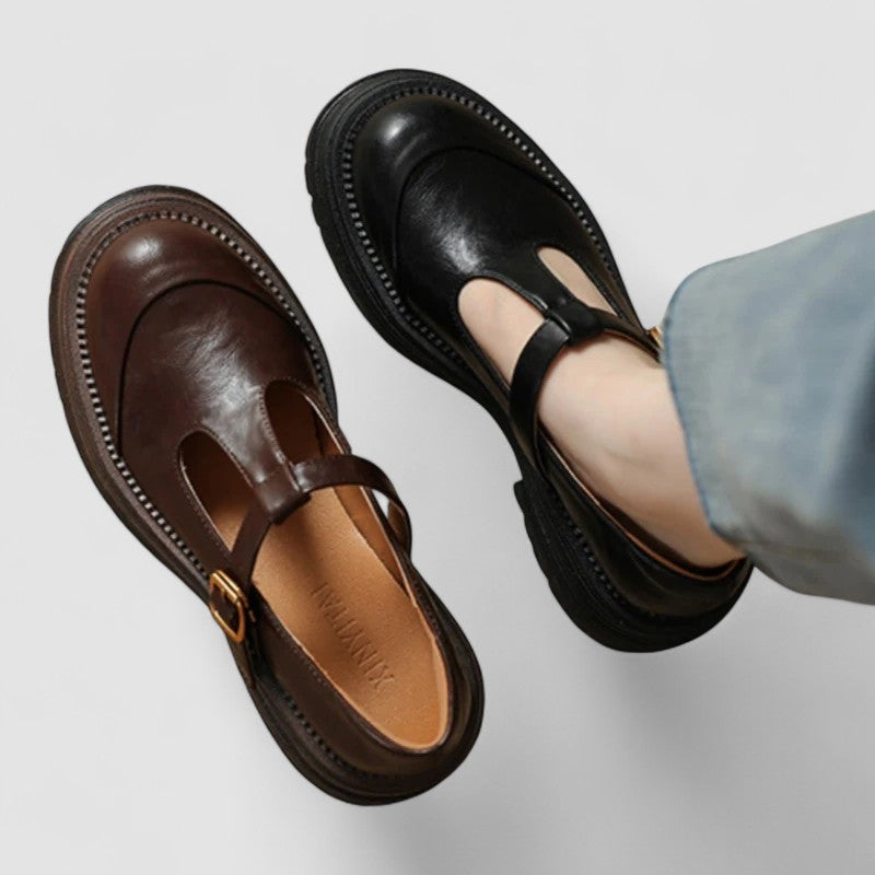 Damen Mary Jane Schuhe im Vintage-Stil