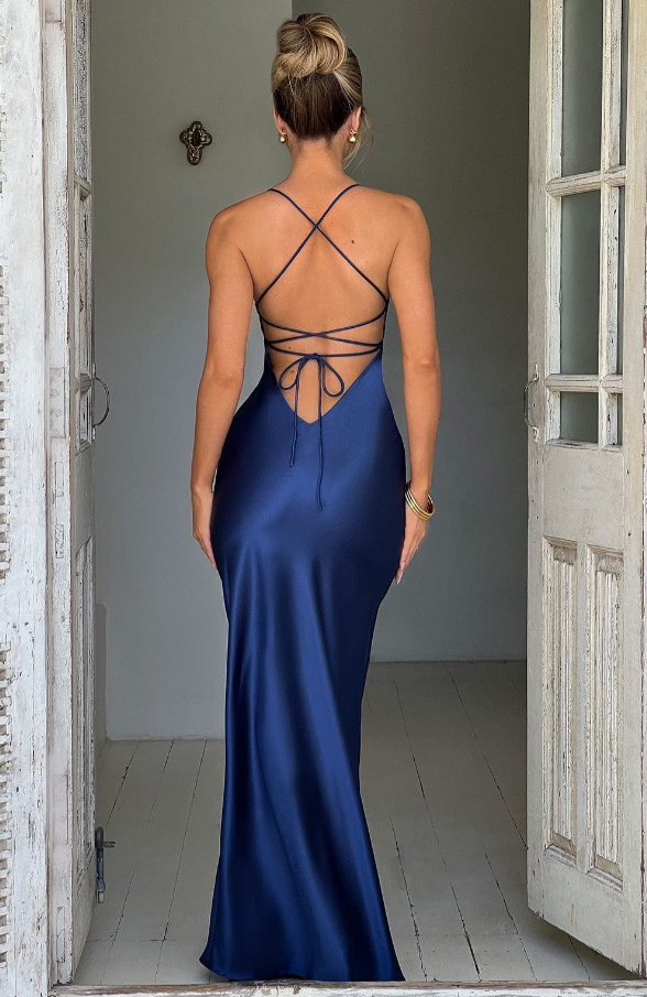 Damen Festliches Hochzeitsgast Maxikleid mit elegantem Schnitt