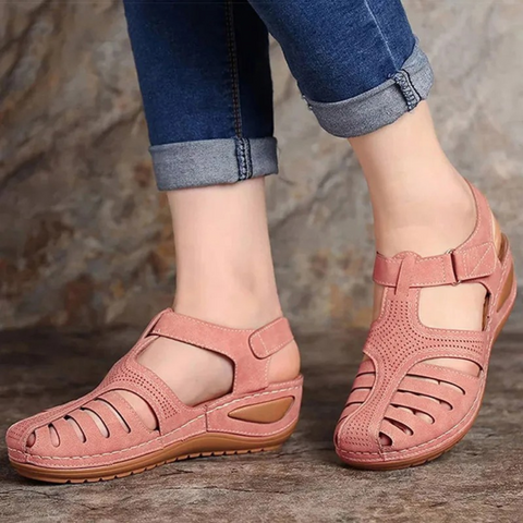 Damen Orthopädische Plateau Sommer Sandalen