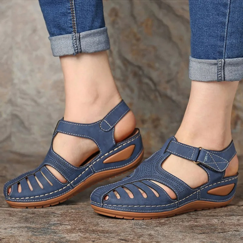 Damen Orthopädische Plateau Sommer Sandalen
