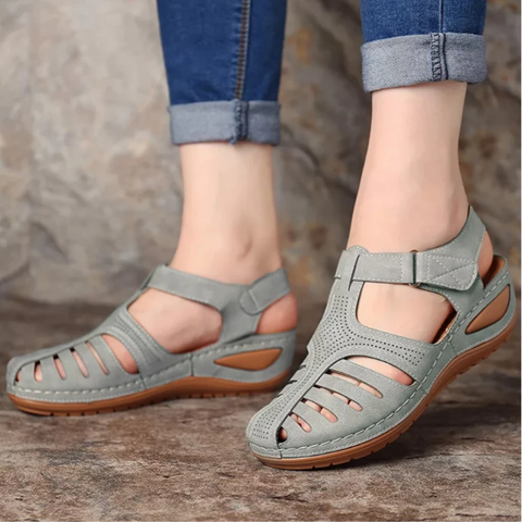 Damen Orthopädische Plateau Sommer Sandalen