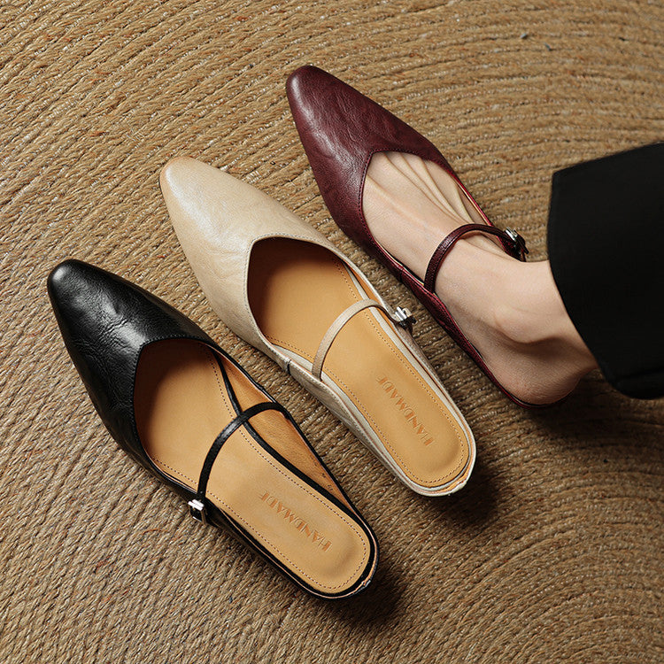 Damen Pantoletten im Slip-On-Stil
