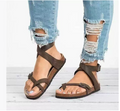 Damen Bequeme Orthopädische Flache Sandalen