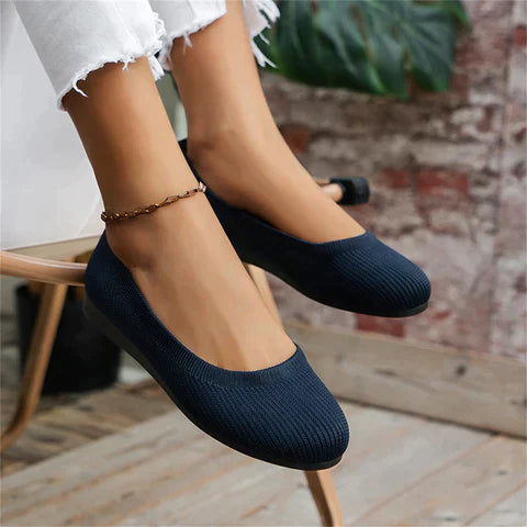 Damen Slip-On Ballerina Schuhe