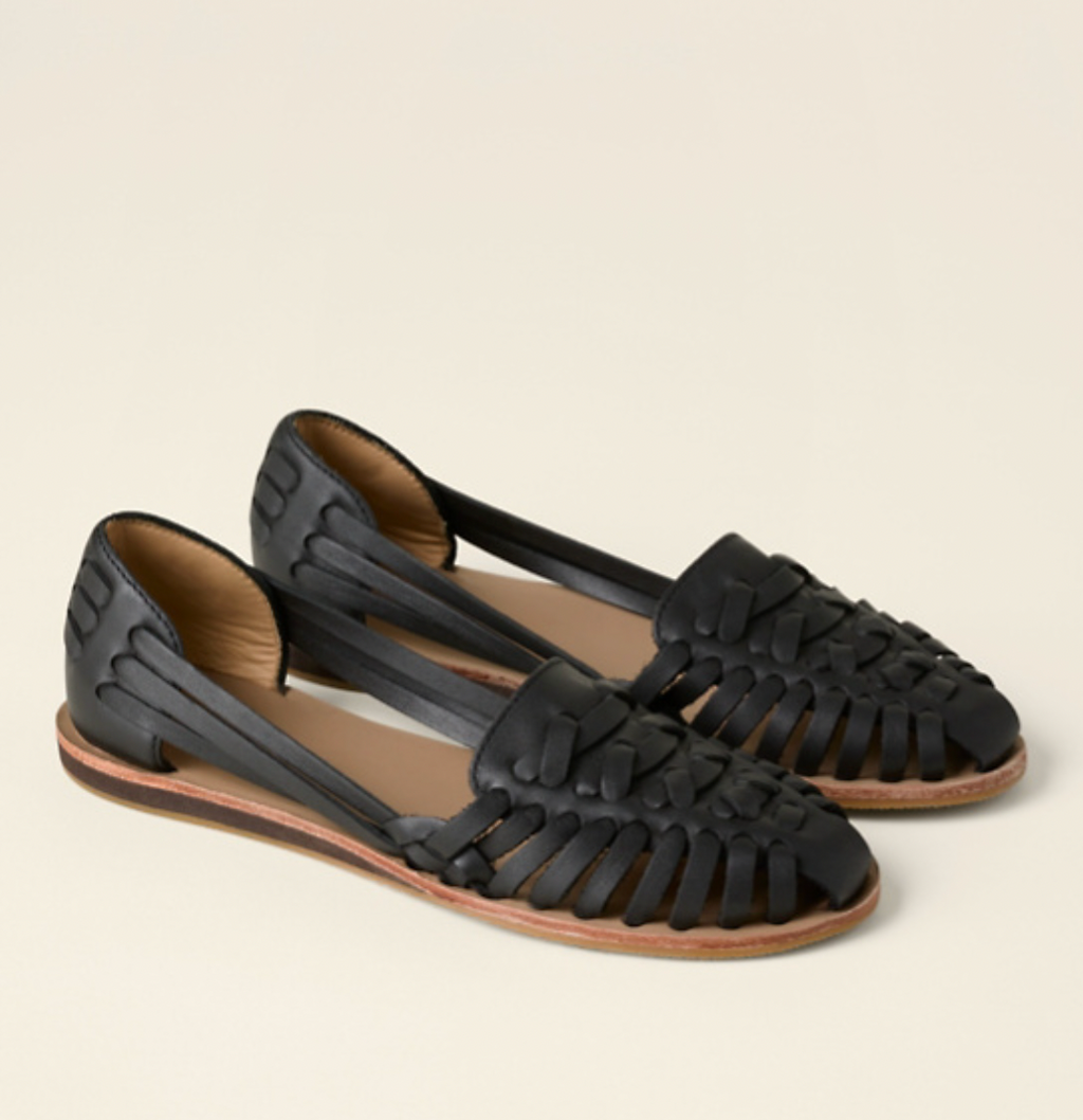 Damen Orthopädische Slip-On Sandalen mit flacher Sohle