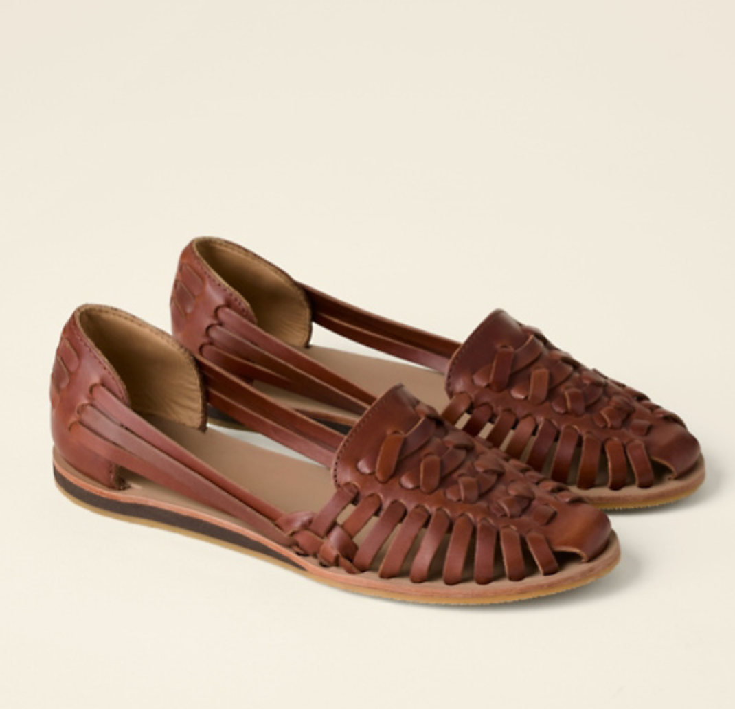 Damen Orthopädische Slip-On Sandalen mit flacher Sohle