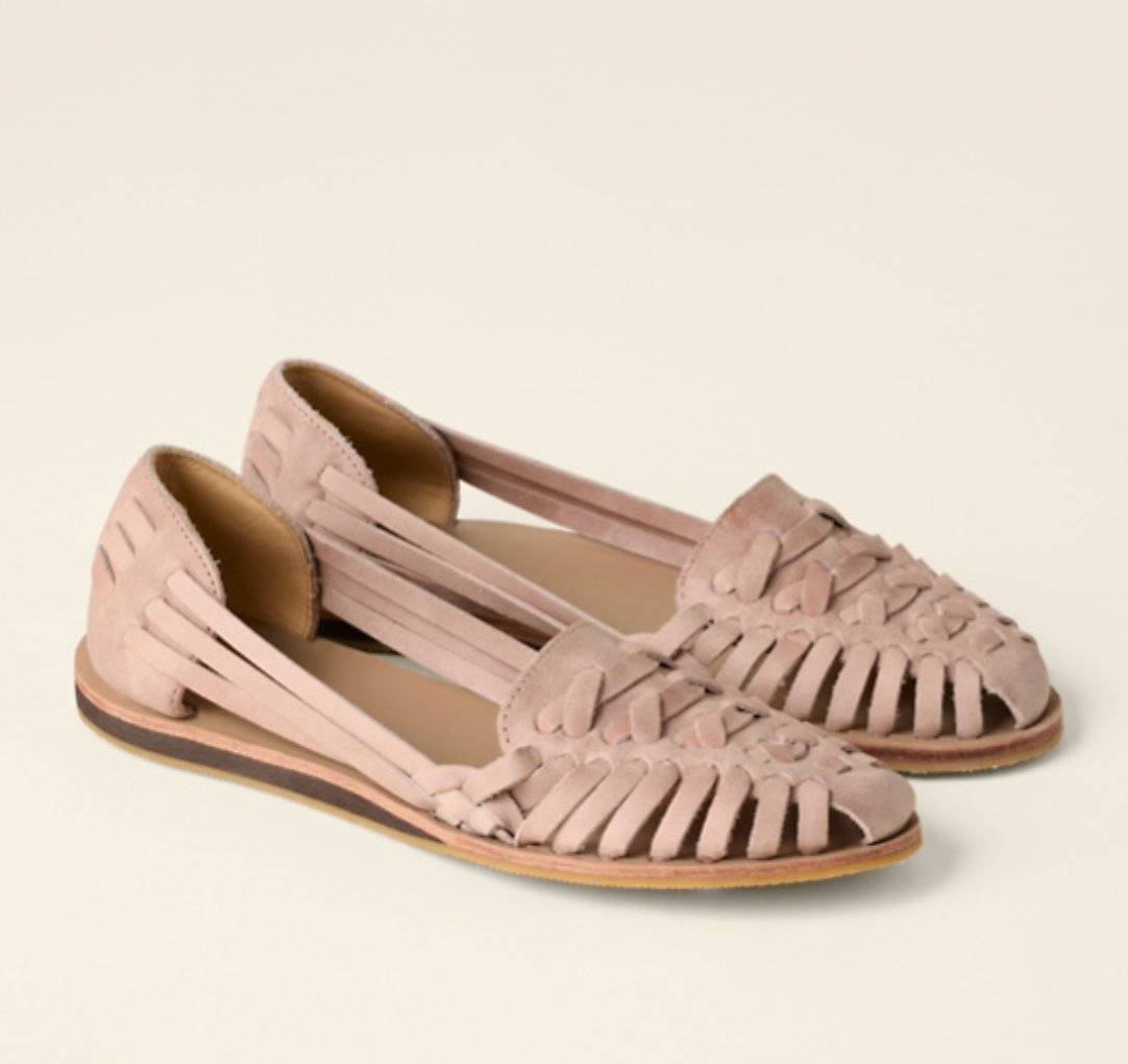 Damen Orthopädische Slip-On Sandalen mit flacher Sohle