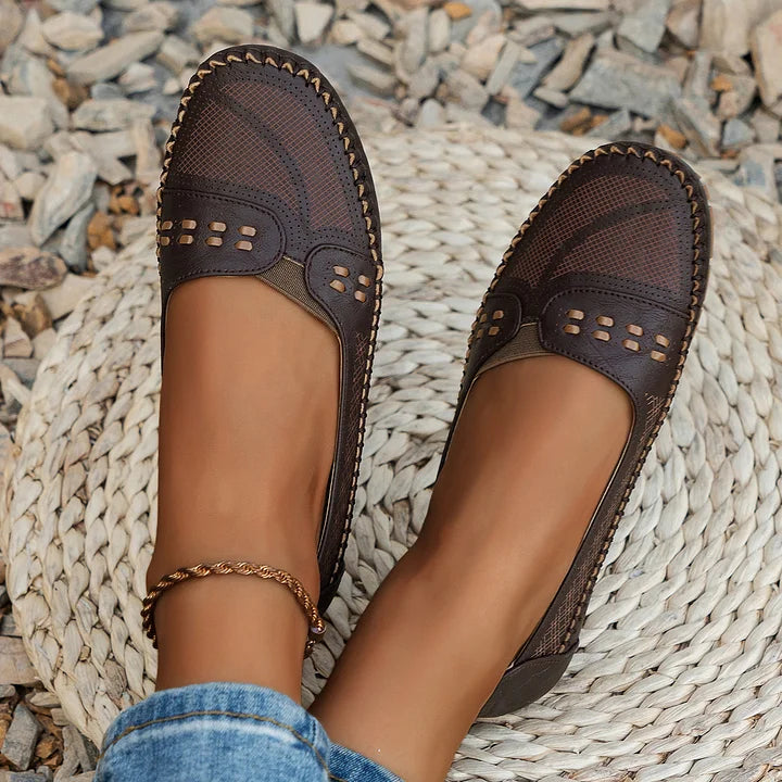 Damen Slip-On Loafer Schuhe im komfortablen Stil