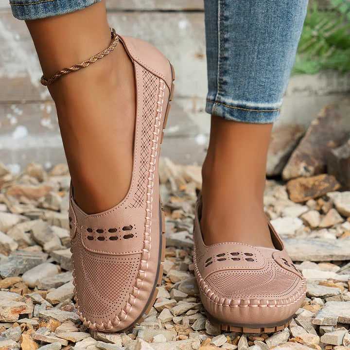 Damen Slip-On Loafer Schuhe im komfortablen Stil
