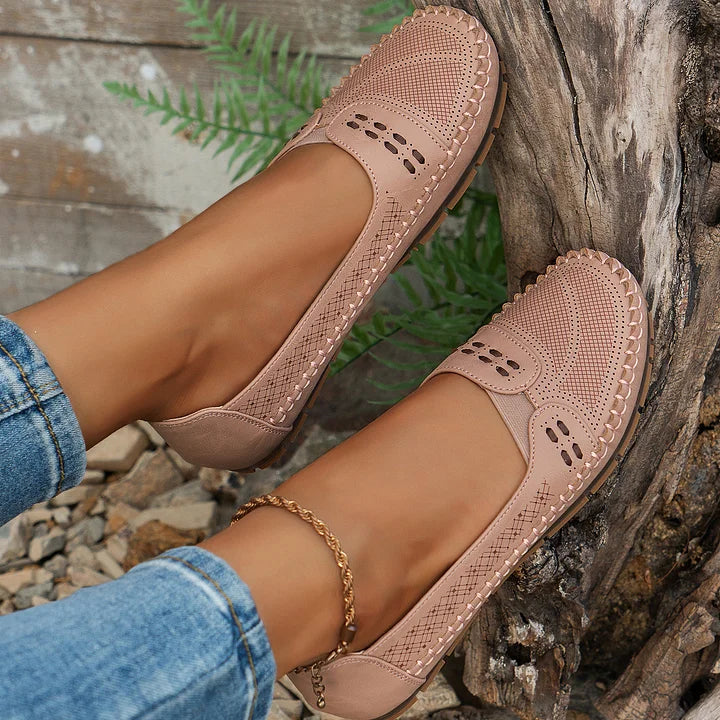 Damen Slip-On Loafer Schuhe im komfortablen Stil