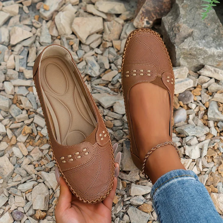 Damen Slip-On Loafer Schuhe im komfortablen Stil