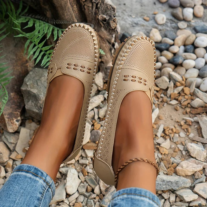 Damen Slip-On Loafer Schuhe im komfortablen Stil