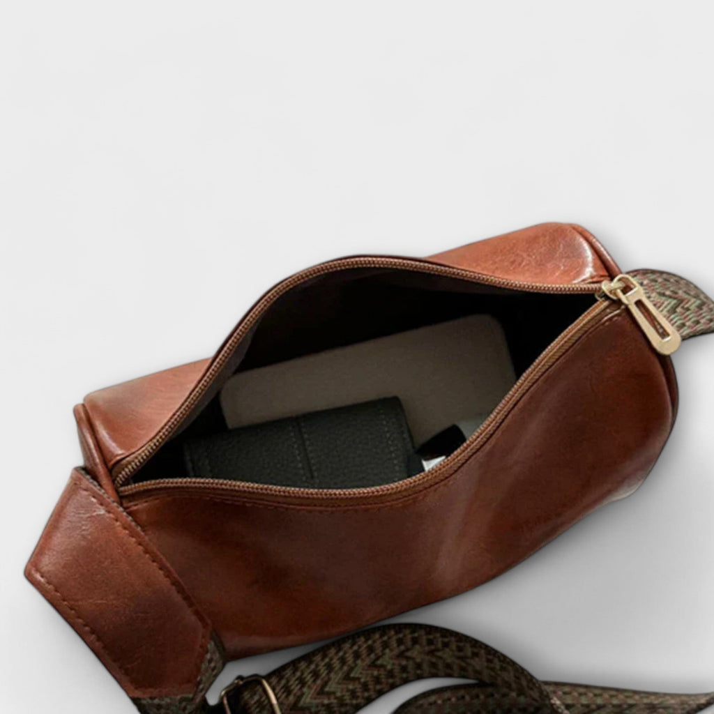 Damen Zeitlose Schultertasche im Business-Stil mit Magnetverschluss