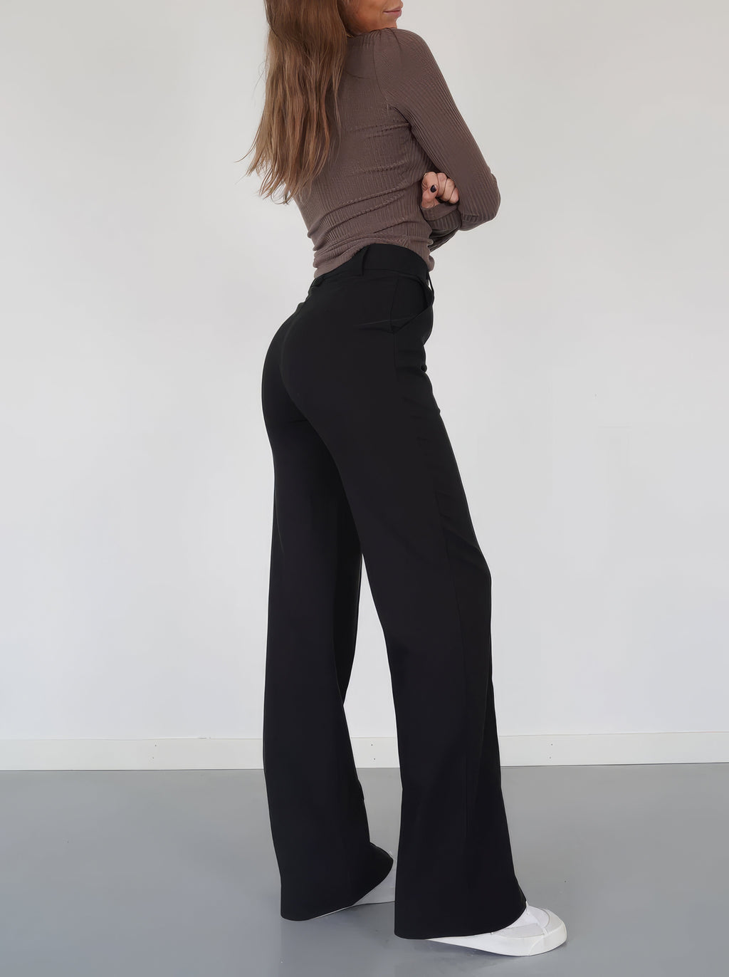 Damenhose | Hohe Taille & Gerade Beine