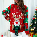 Damenpullover Festlich Weihnachtsmotiv Gemütlicher Strick