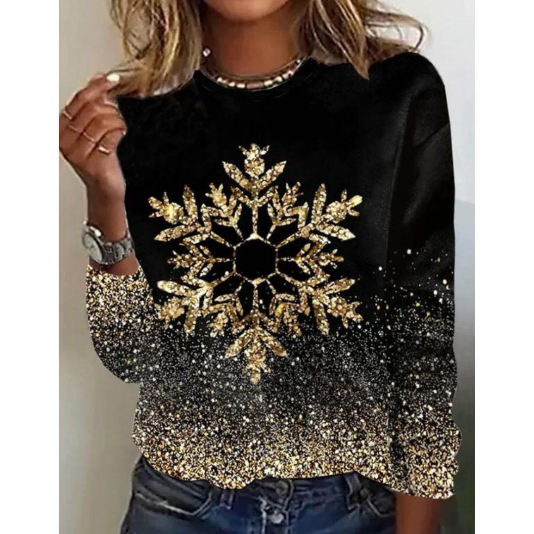 Damenpullover Klassisch Bequem Schwarz