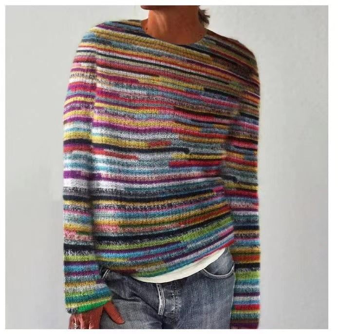 Damenpullover Winter Vintage Design – Weicher Strickpullover | DANIQUE