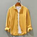 Herren Casual Waffel Sommer Hemd