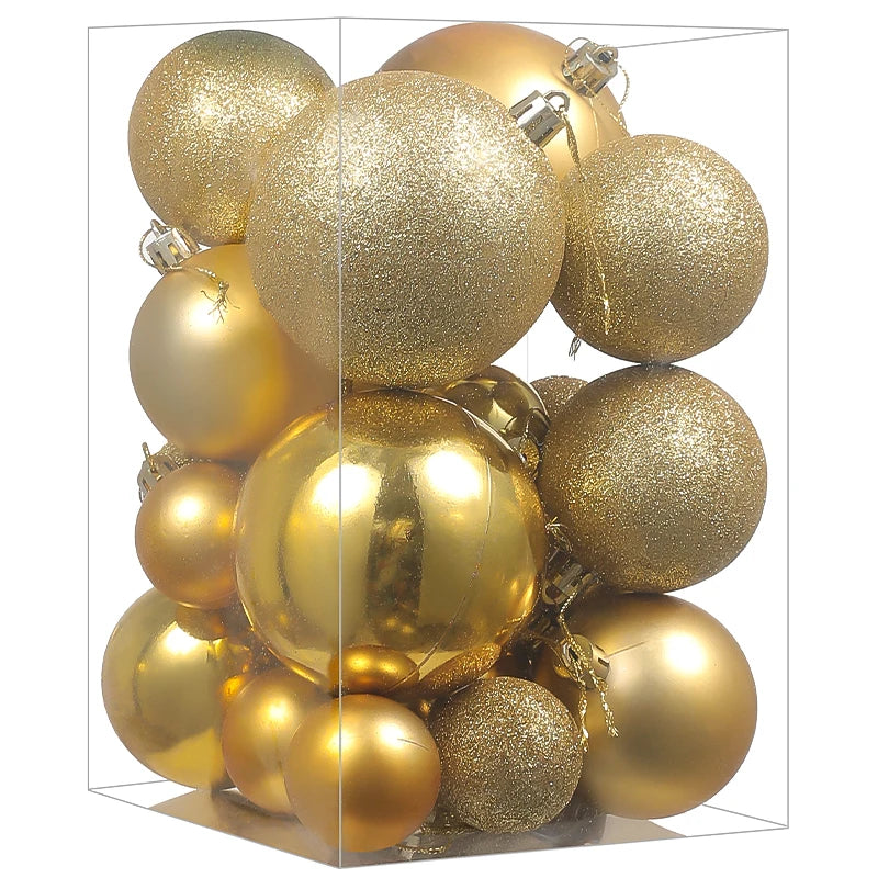 Dekorative Kugeln | Baumschmuck-Set für die Weihnachtsdekoration