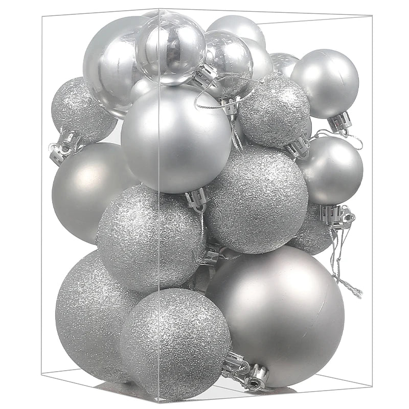 Dekorative Kugeln | Baumschmuck-Set für die Weihnachtsdekoration