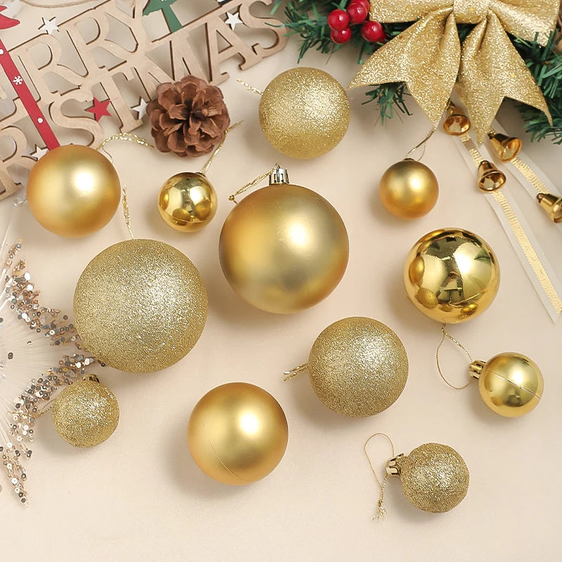 Dekorative Kugeln | Baumschmuck-Set für die Weihnachtsdekoration