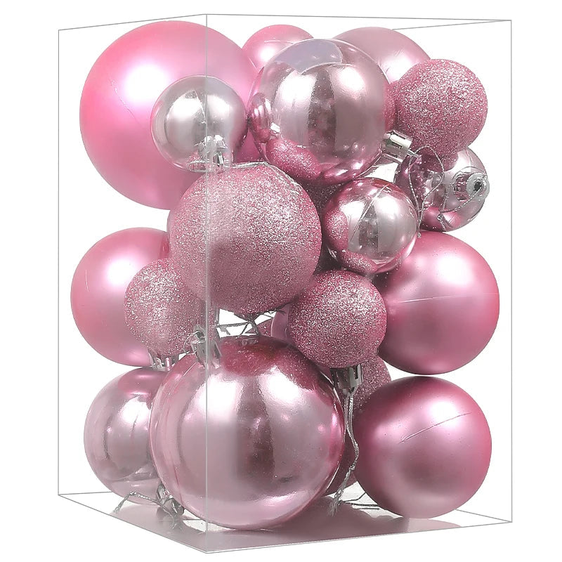 Dekorative Kugeln | Baumschmuck-Set für die Weihnachtsdekoration